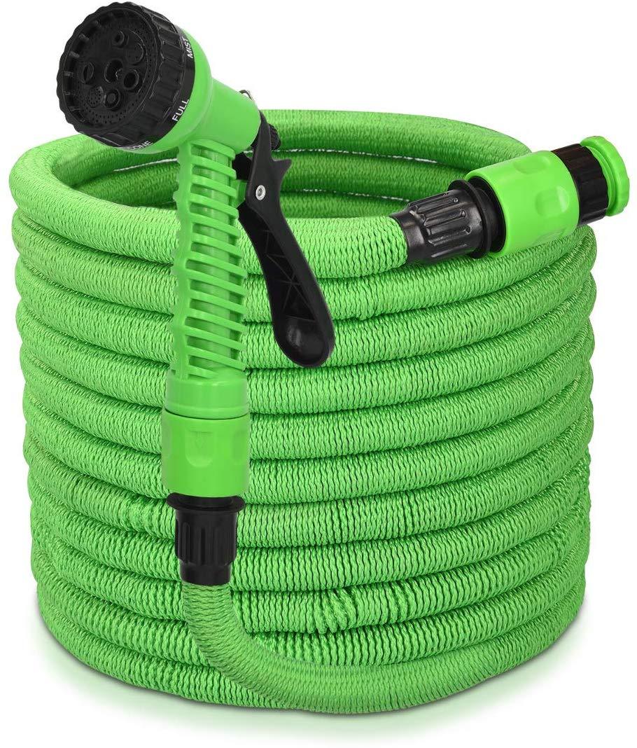 7.5M Expandable Garden Hose – Flexible No-Kink Water Pipe With 7-Pattern Spray Gun