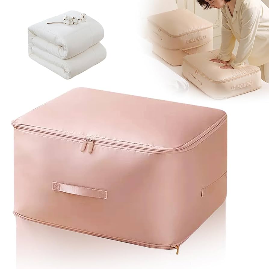 Double-Space Compression Storage Bag – 66L/132L Space-Saving Organizer Tote