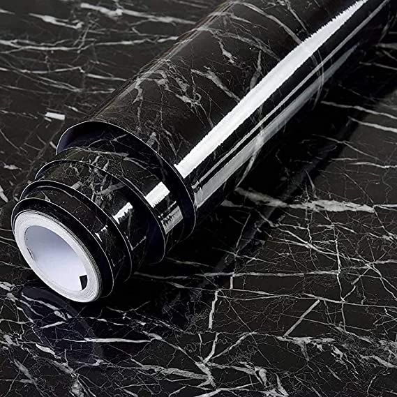 Marble Kitchen Backsplash Sticker – Waterproof Oil-Proof Self-Adhesive Liner 5cm