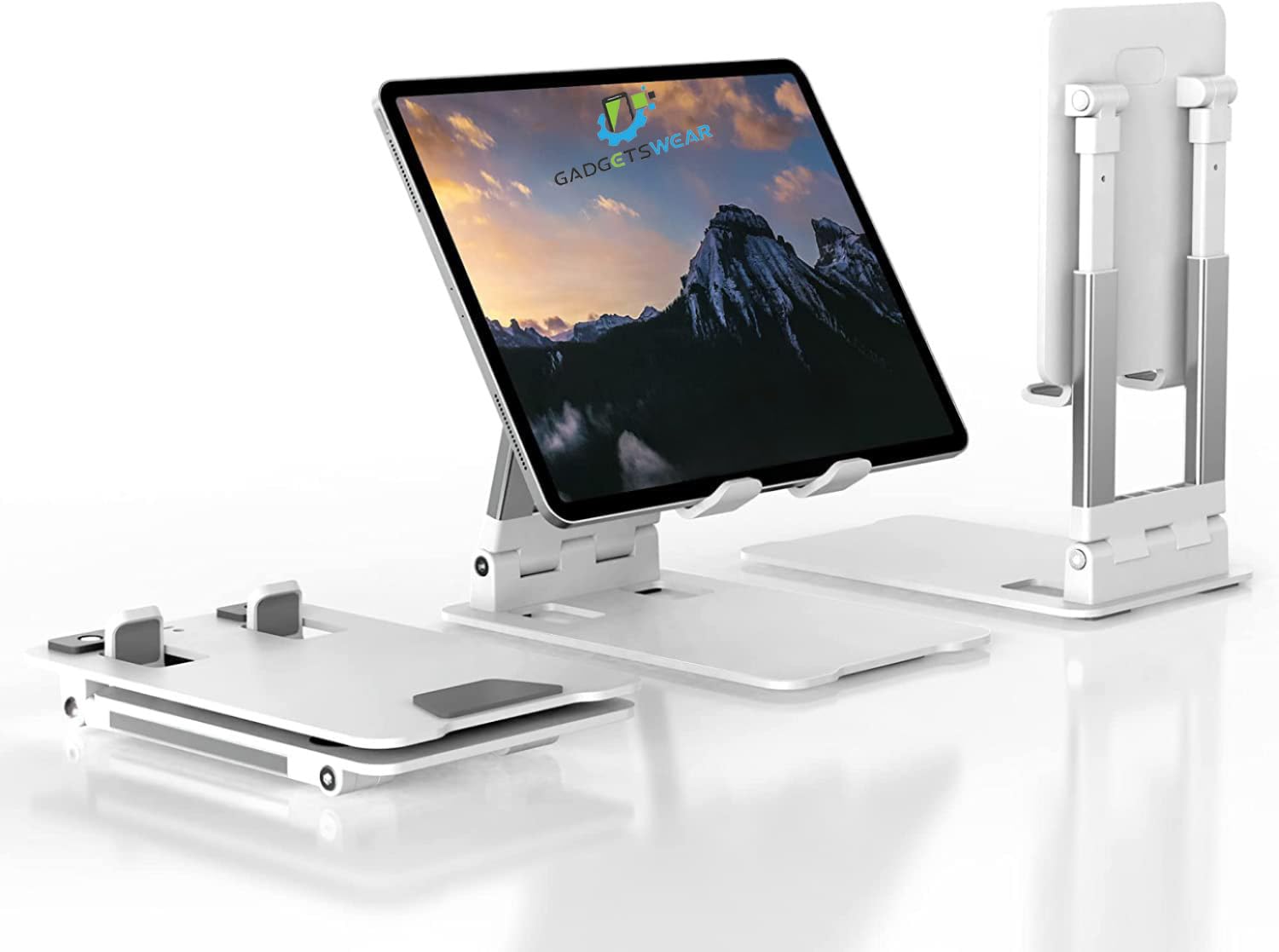 Aluminum 360° Rotating Desktop Stand – Universal Mobile And Tablet Holder 4–13 Inch