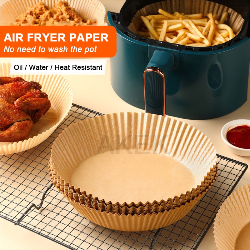 50Pcs Air Fryer Disposable Paper Liners