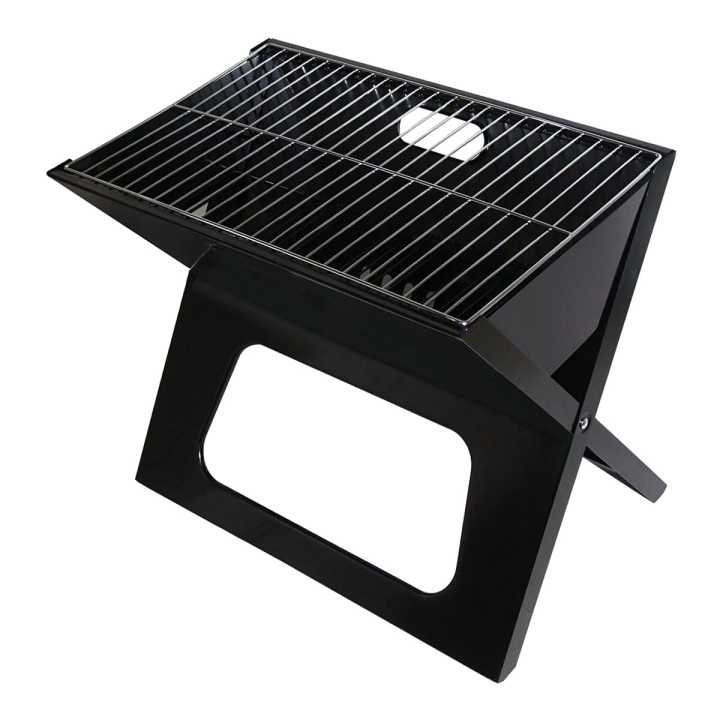 Haide A821X Folding Portable BBQ Grill For 2-3 People - Black