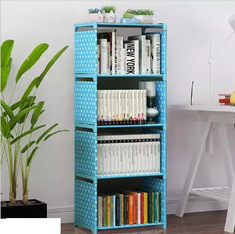 Minimalist Multi-Functional DIY Bookshelf Cabinet (Multicolor)