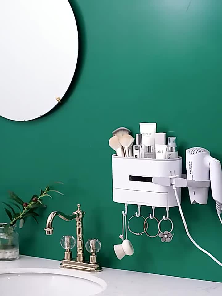 Wall-Mounted Bathroom Storage Rack