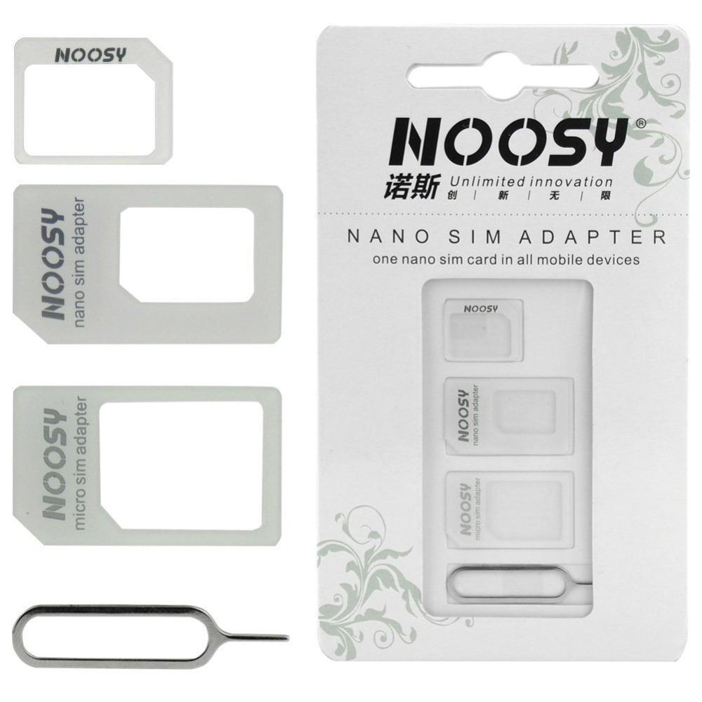 4-In-1 SIM Card Adapter Kit With Tray Opener For Nano Micro And Standard SIM Cards