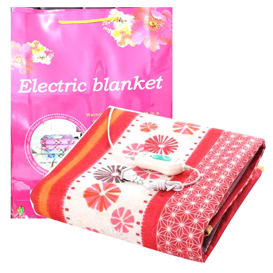 Electric Blanket with Heat Controller: Single (70 X 150cms) - Multicolor