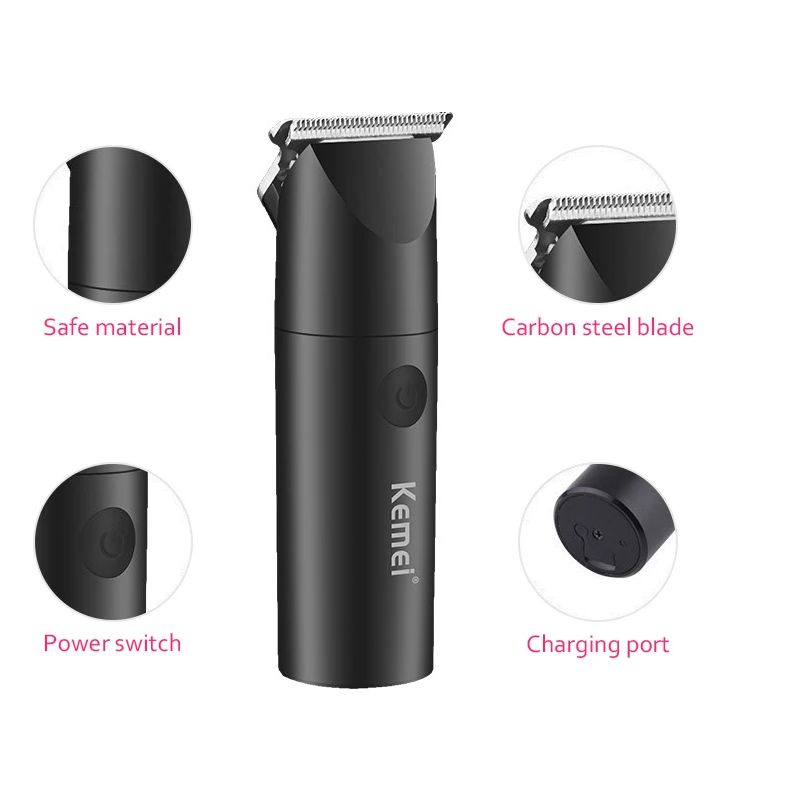 Kemei-KMX3 Mini Professional Hair Clipper And Beard Trimmer For Men