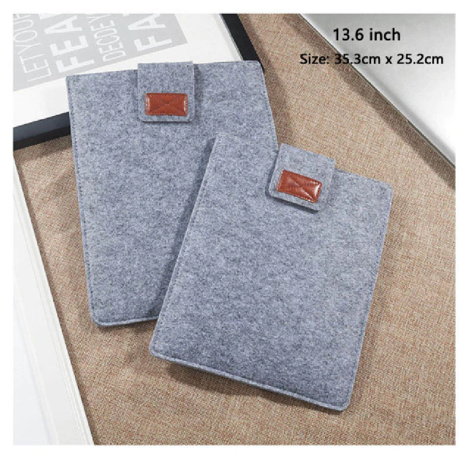 13-Inch Light Grey Laptop And Tablet Protective Sleeve Case
