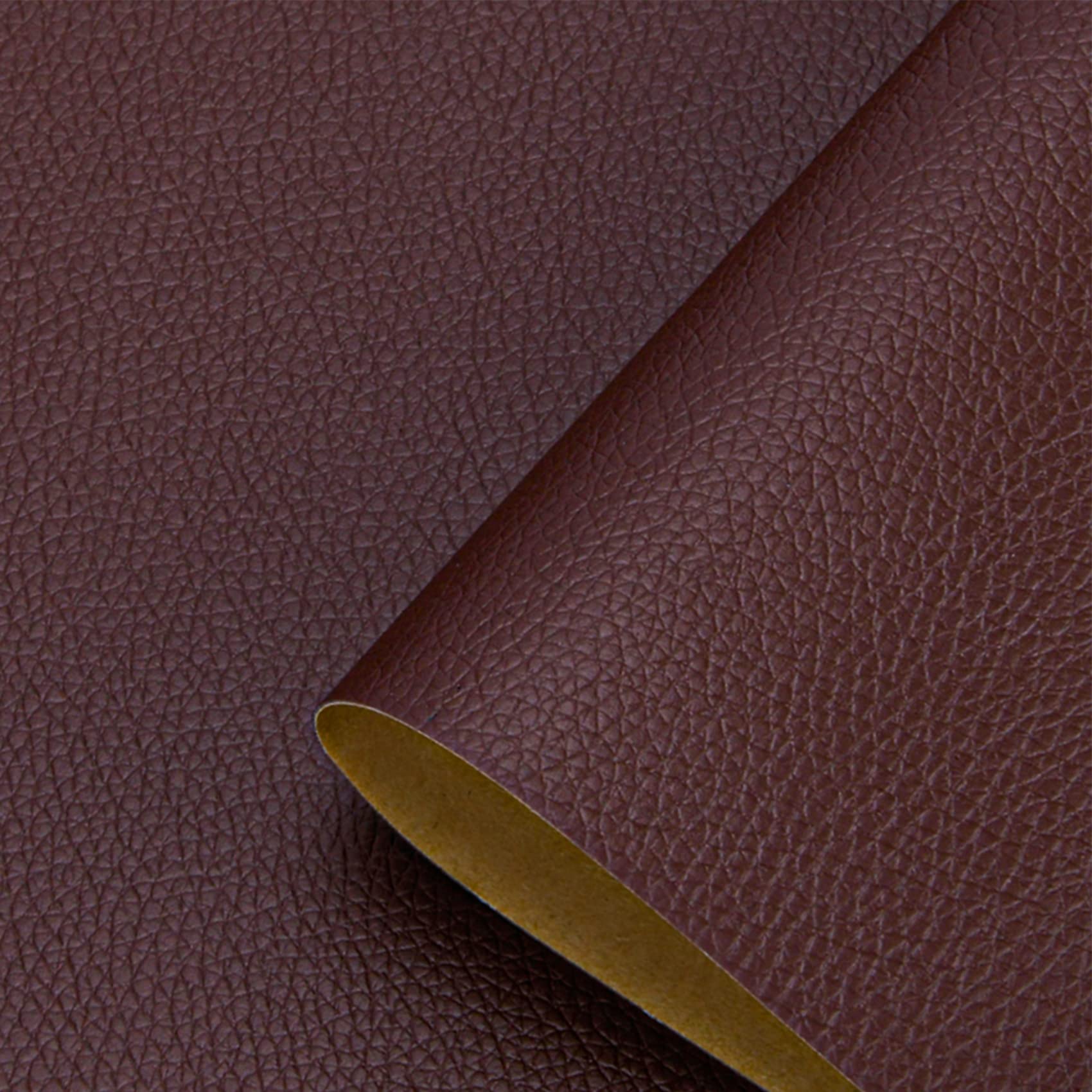 Brown Self-Adhesive Leather Repair Patch For Furniture Sofas Car Seats And Chairs