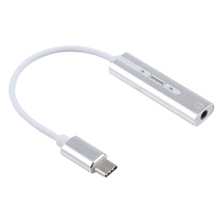 Aluminum USB-C 7.1 Channel External Sound Card With 3.5mm Jack