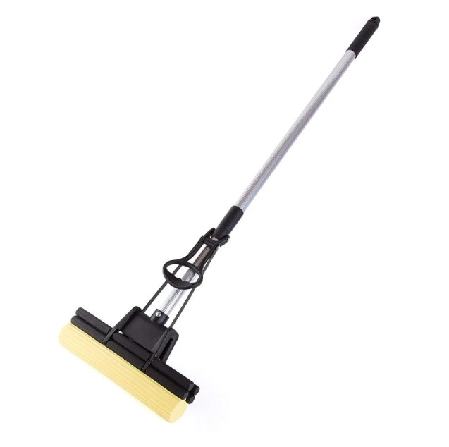 Super Absorbent Double Roller Sponge Mop With Telescopic Handle