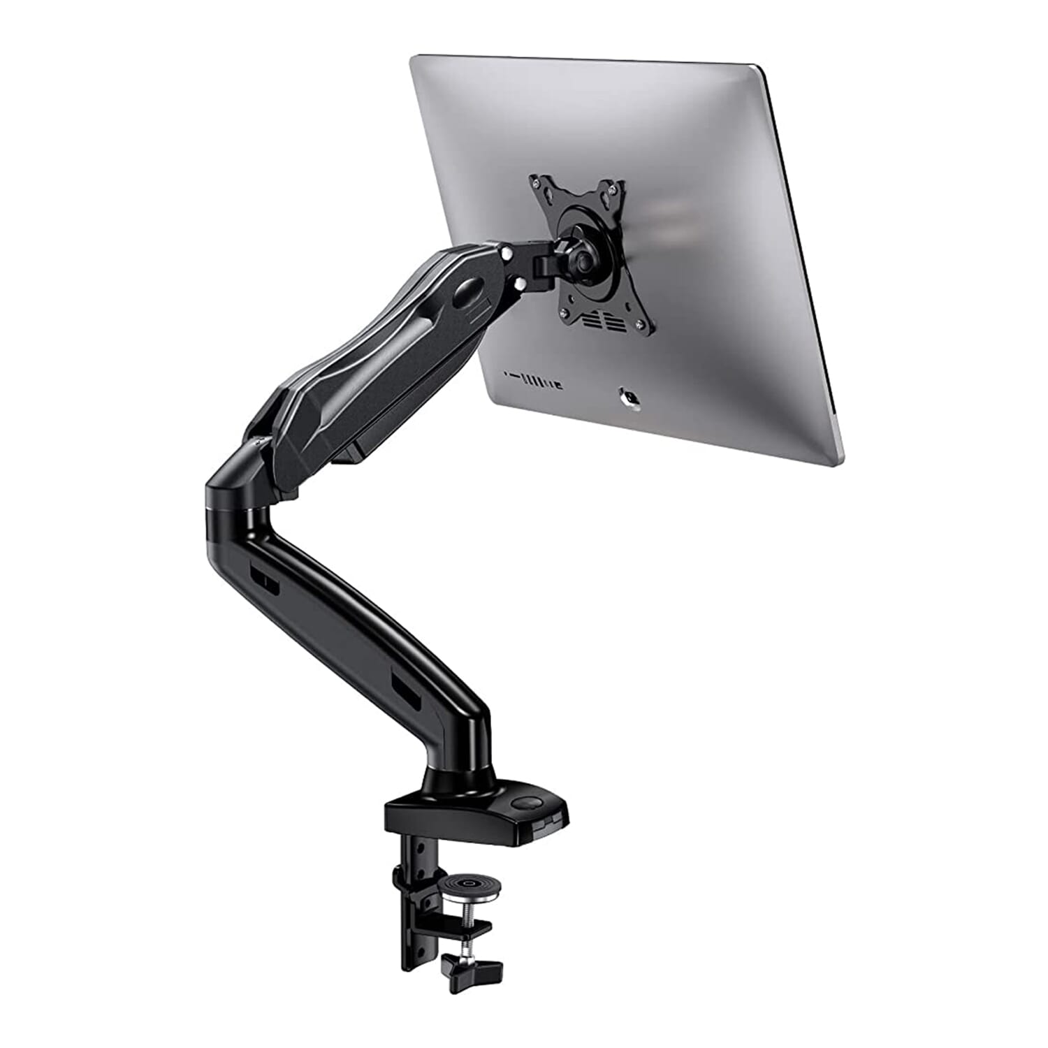 Gas Spring Single Arm VESA Monitor Stand 17–27 Inch