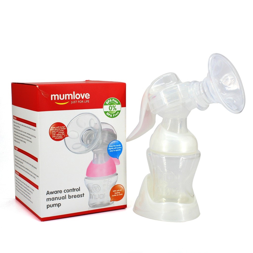 Manual Breast Milk Pump – Comfortable Handheld Design (Multicolor)