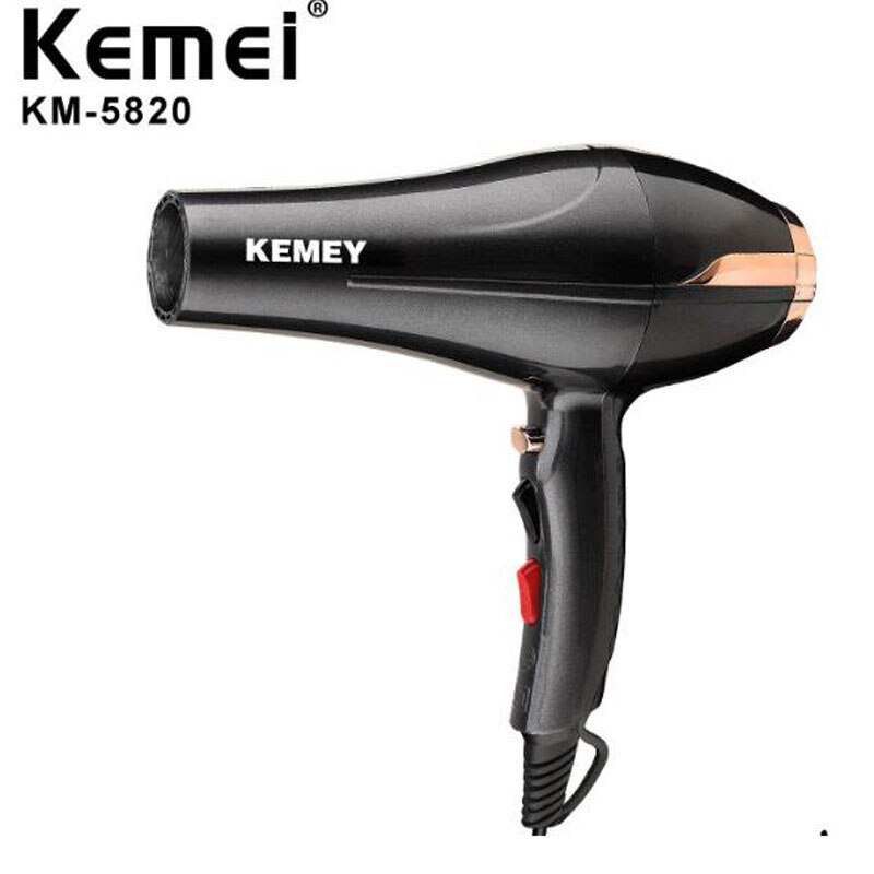 Kemey KM-5820 Professional Ionic Hair Dryer – Salon Diffuser Multicolor