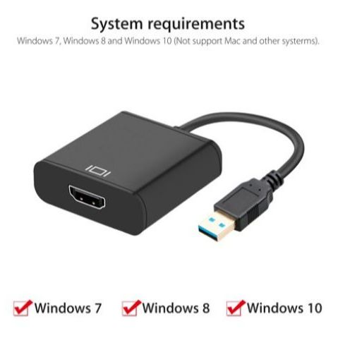 USB 3.0 To HDMI Audio Video Adapter Converter