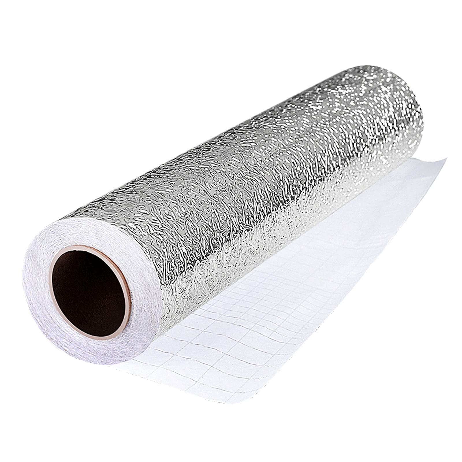 Waterproof Aluminum Foil Kitchen Cabinet Sticker – Silver