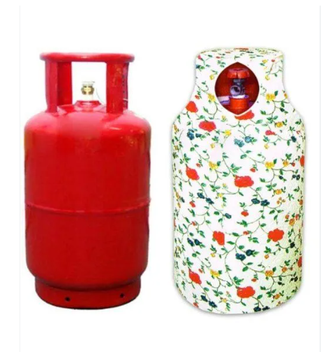 Quilted LPG Gas Cylinder Cover -  Multicolor