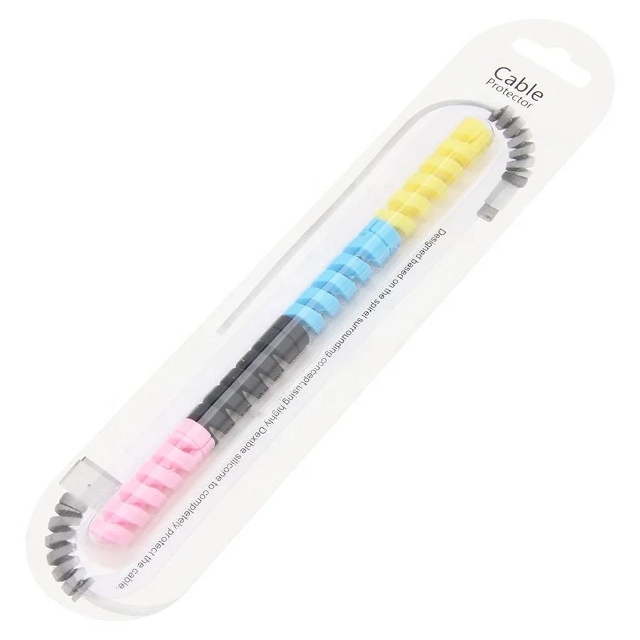 4-In-1 Spiral Silicone Cable Protector Set