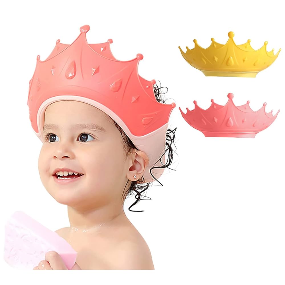 Adjustable Silicone Baby Bath Shower Cap