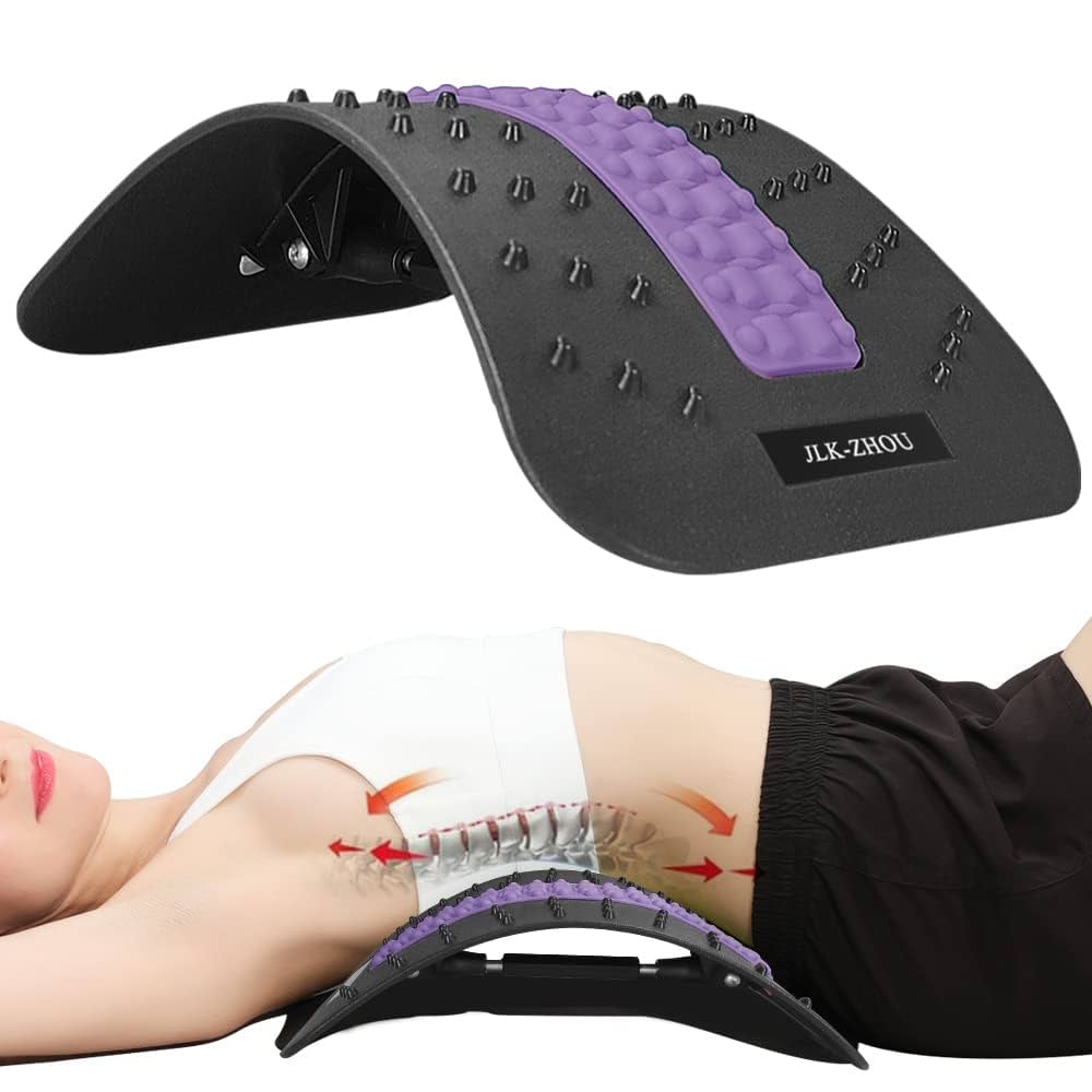 Multifunction Back & Spine Stretcher – Lumbar, Neck & Leg Support Massager