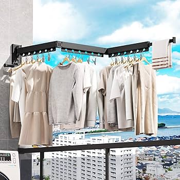 Retractable Clothes Drying Rack – Strong Load-Bearing Laundry Hanger
