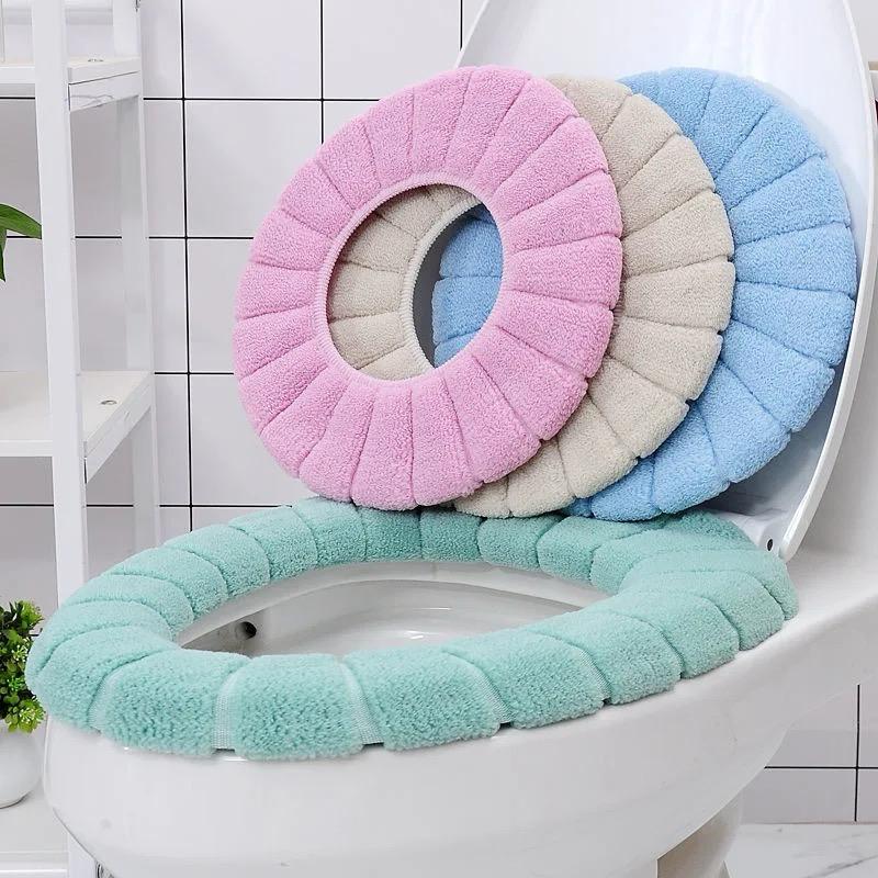 Washable Soft Toilet Seat Cover – Warm Cushion Pad With Easy Cleaning