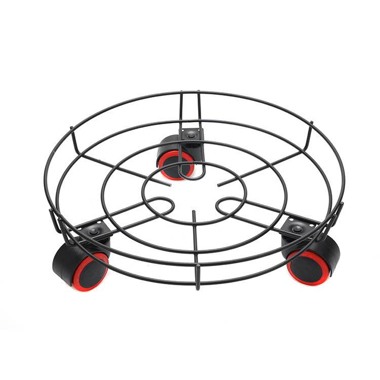 LPG Gas Cylinder Trolley Stand With Wheels – Movable Holder