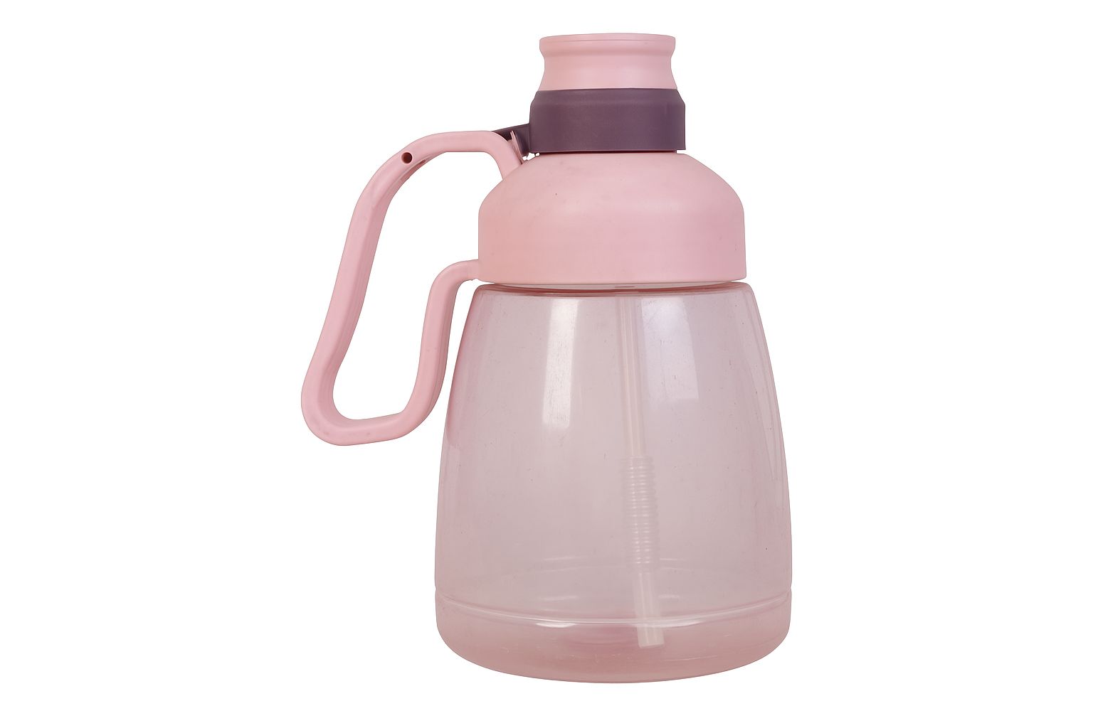 NepLiving 1.2L Motivational Sports Water Bottle With Straw & Shoulder Strap