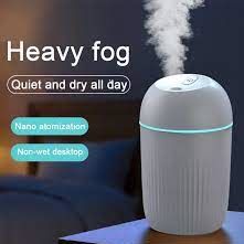 NepLiving 400ml USB Air Humidifier With Colorful Night Light & Aroma Diffuser
