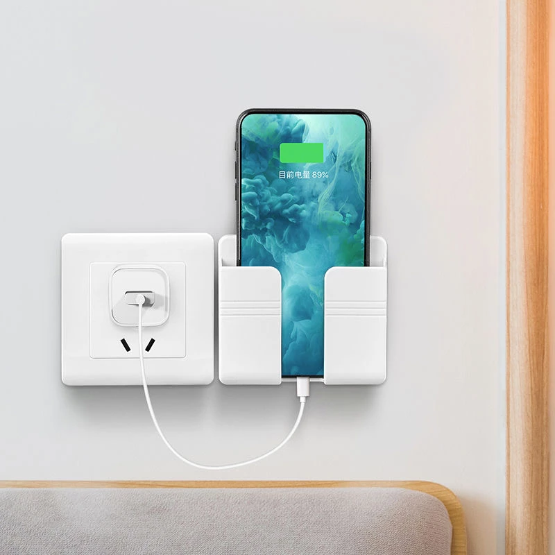 Wall Charger Phone Holder Hook For Universal Smartphones