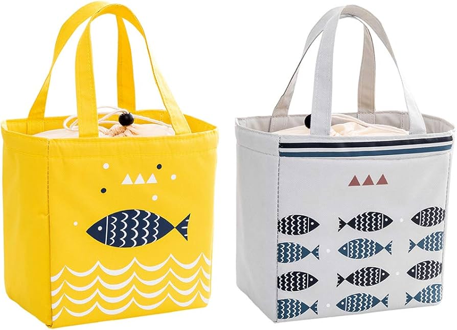Insulated Waterproof Lunch Cooler Bag – Fish Design