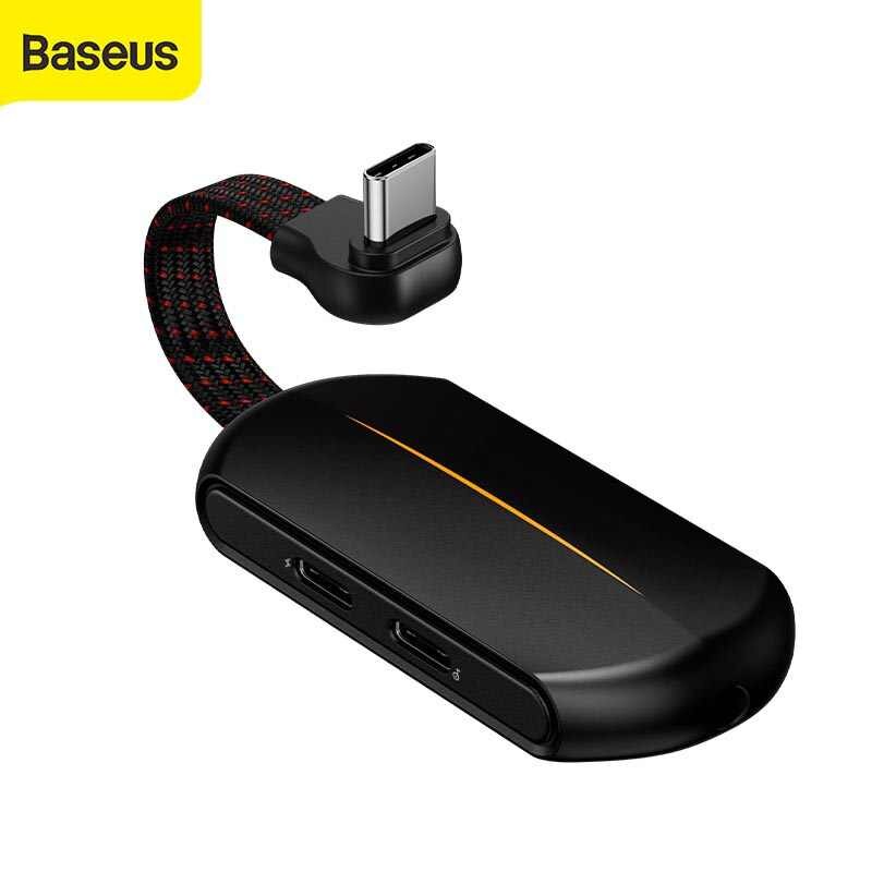 Baseus GAMO L49 Type-C To Dual Type-C & 3.5mm Adapter