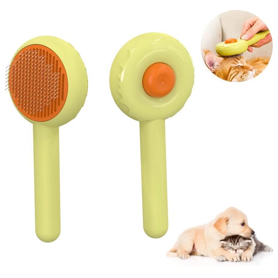 NepLiving Doughnut Pet Grooming Comb For Dogs & Cats