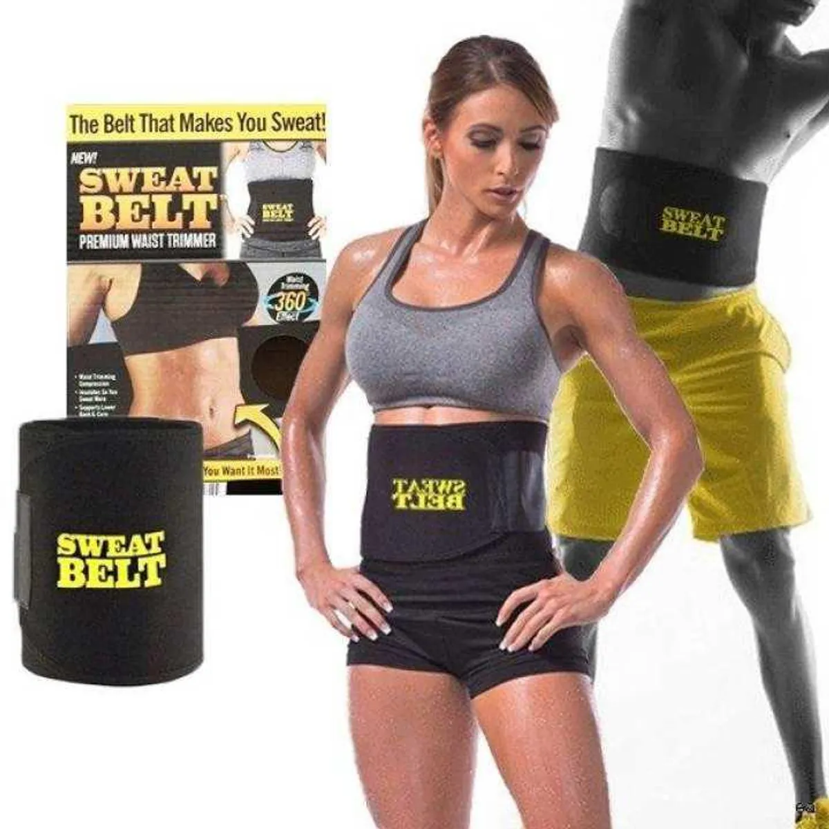 Sweat Belt - Weight Loss & Slimming Belt - Large
