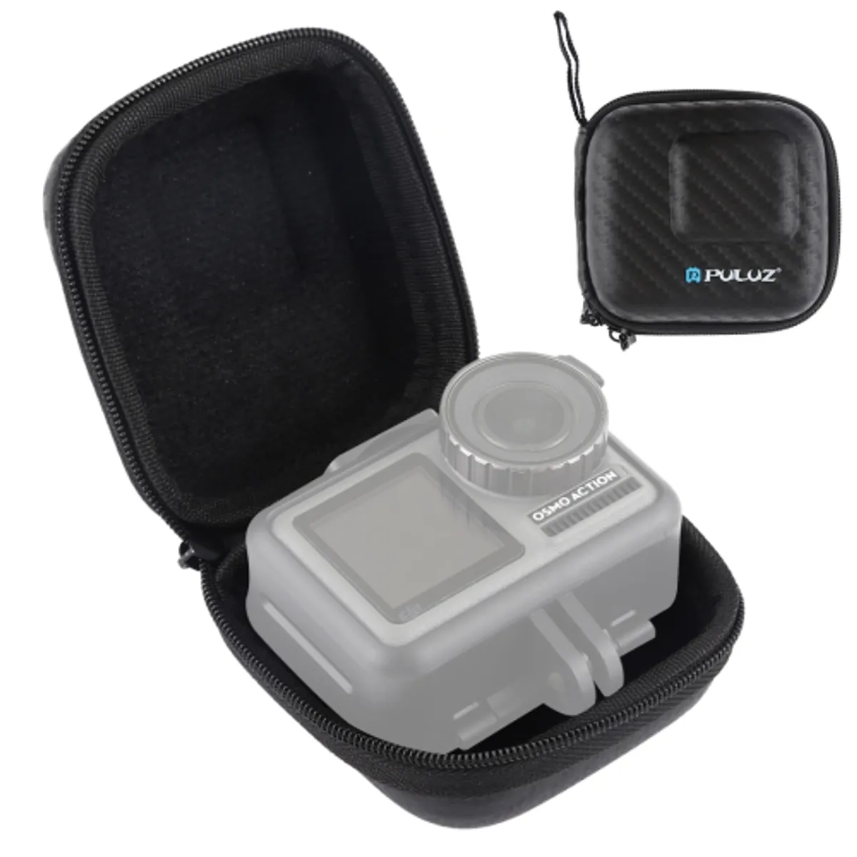 Mini Carbon Fiber Storage Bag For GoPro Hero 9–13 – Portable Design