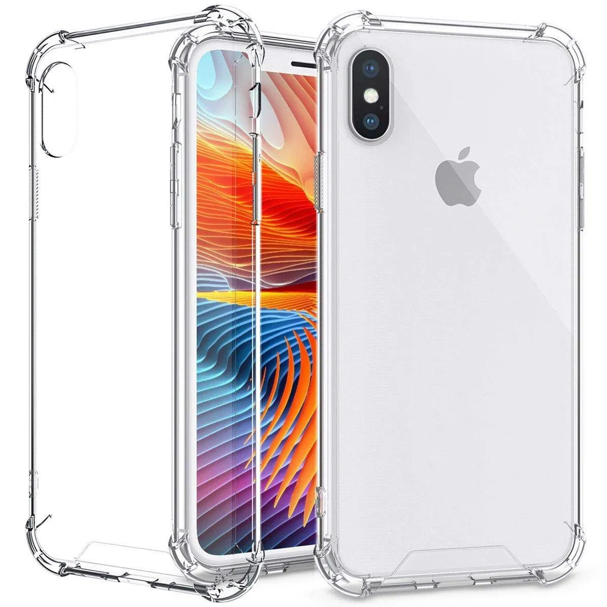 Transparent Heavy-Duty Case For iPhone X, XS And XS Max
