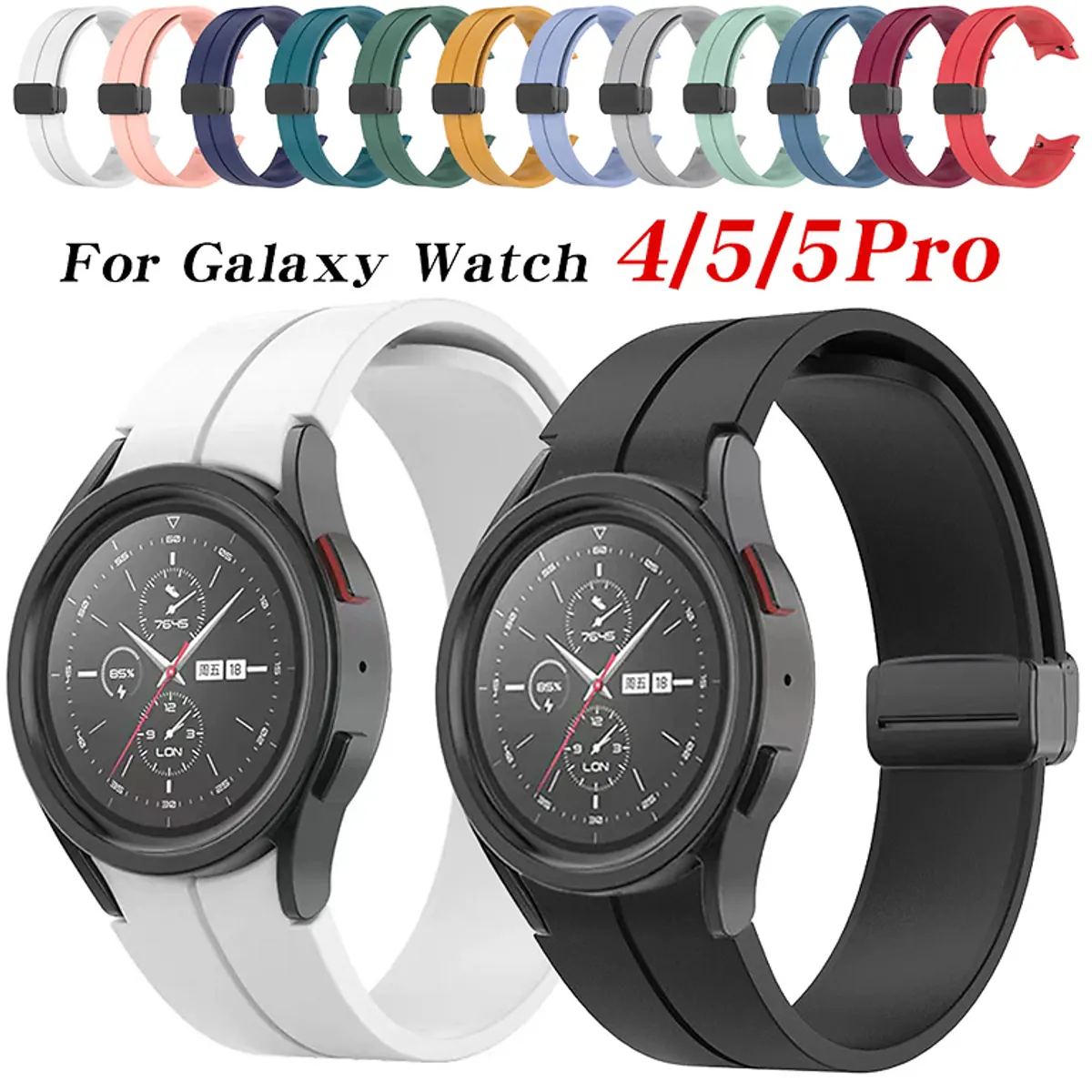 20mm Magnetic Folding Strap For Samsung Galaxy Watch 4–6 Series