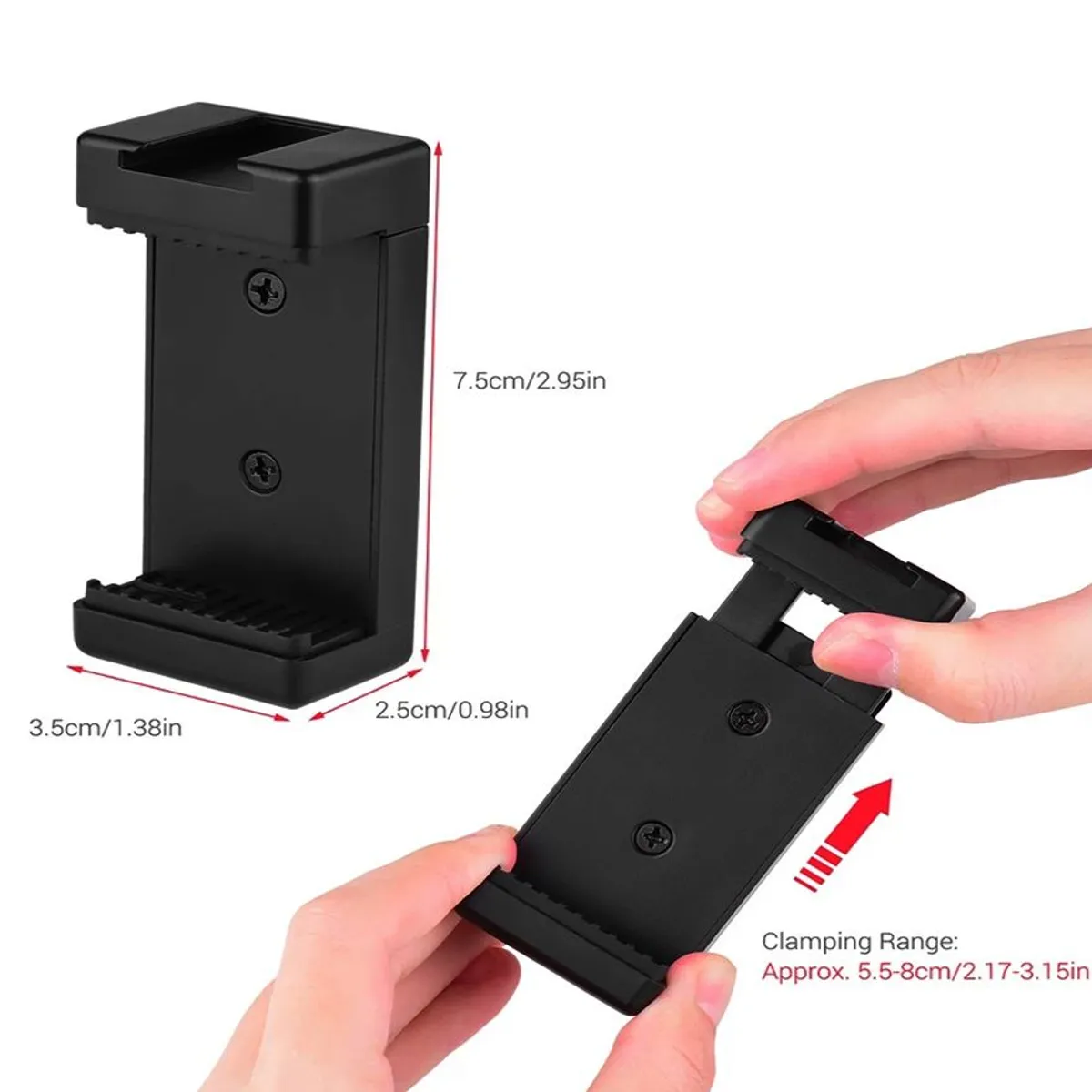 Mobile Phone Hot Shoe Handle Clamp For Vlogging And Video Shooting