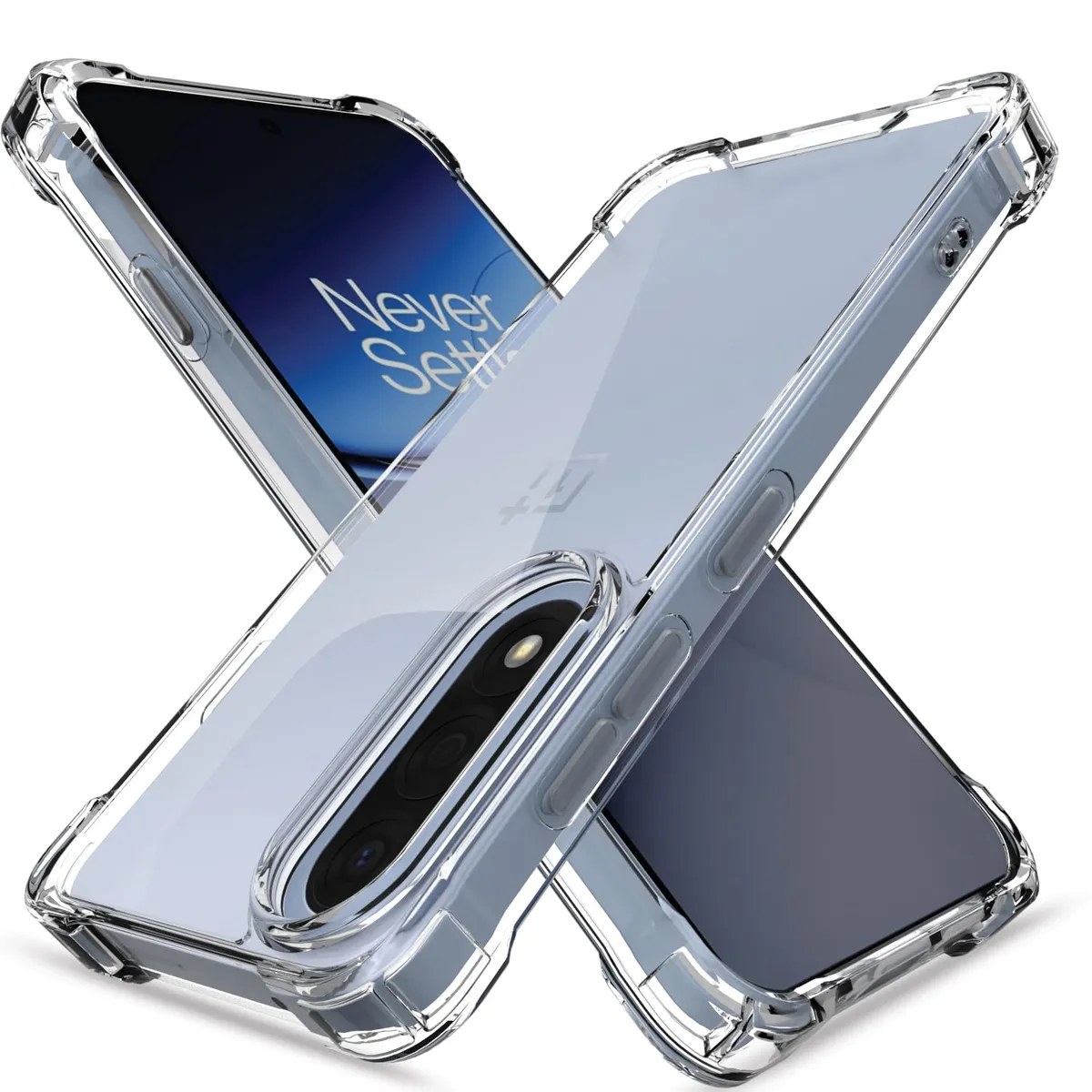 OnePlus Nord 5 5G Crystal Clear Shockproof Case – Transparent