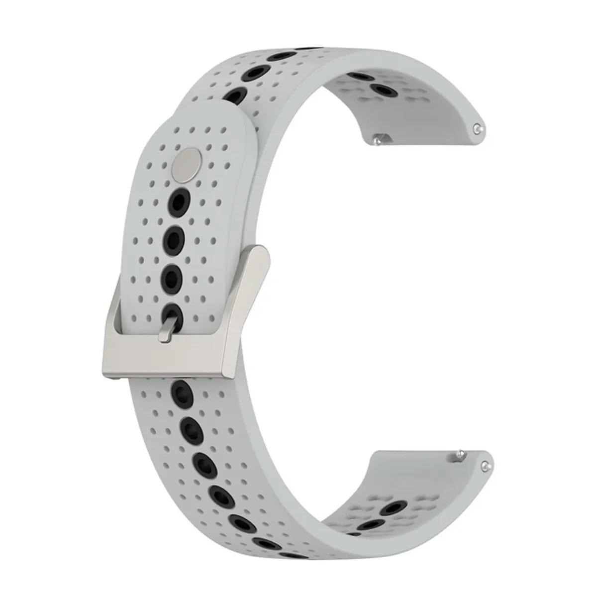 20mm Soft Silicone Sport Strap For Amazfit GTS And Bip Series – Grey Color