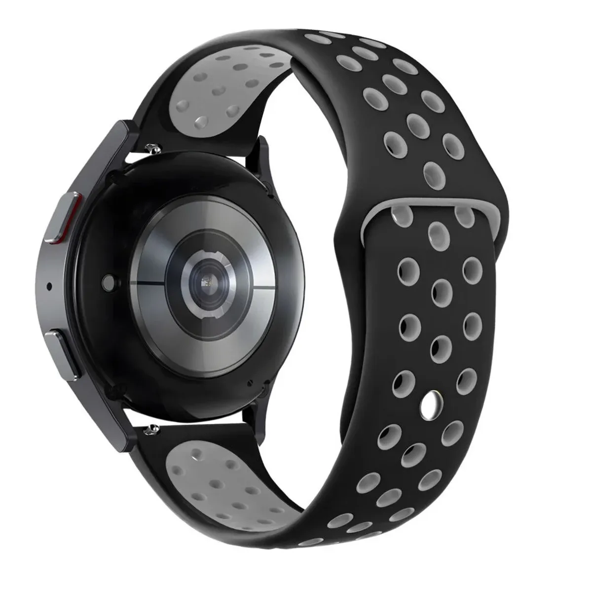 22mm Silicone Strap For Haylou LS05 And Amazfit GTR 2 – Grey And White