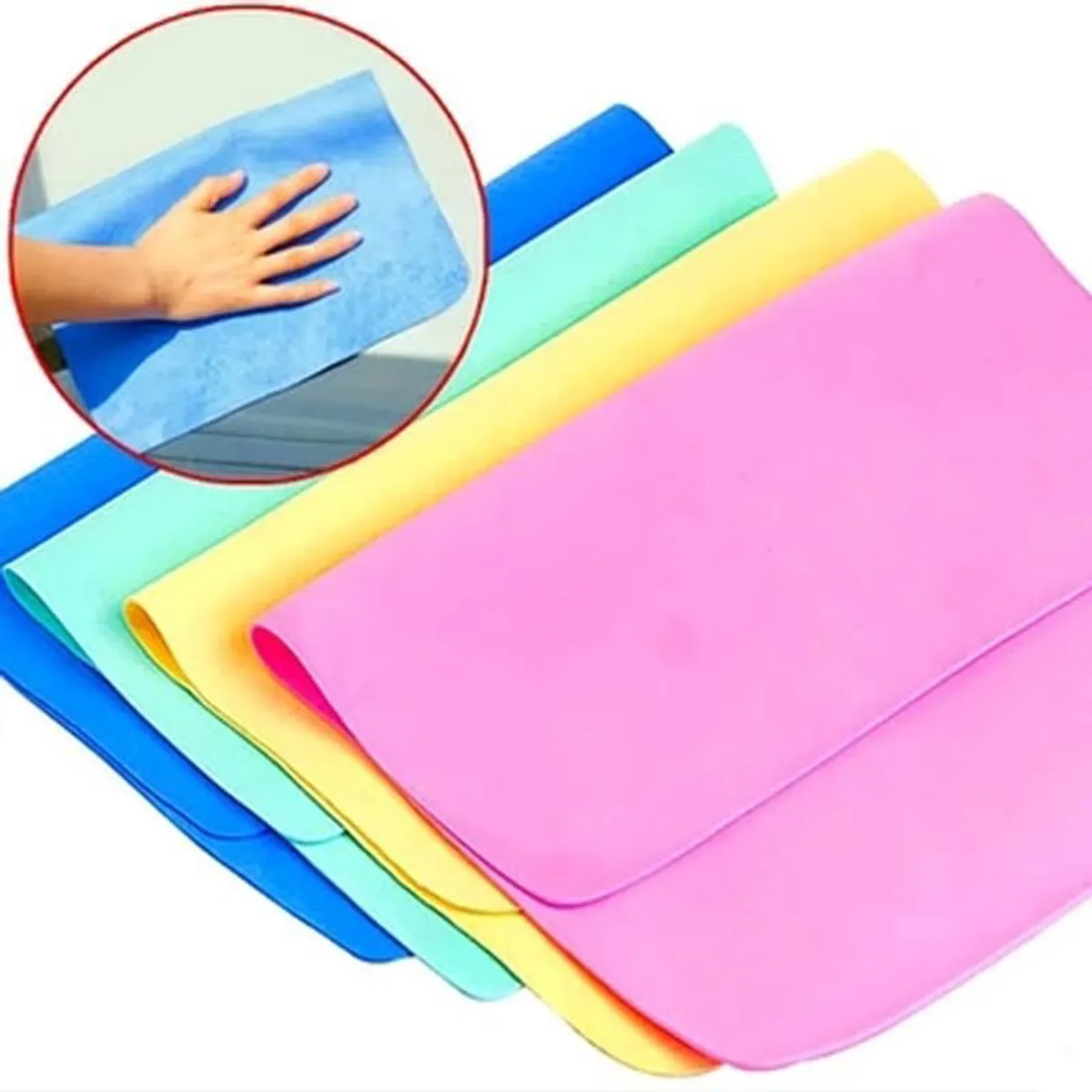 Reusable Magic Towel Water-Absorbent Cleaning Cloth - Multicolor