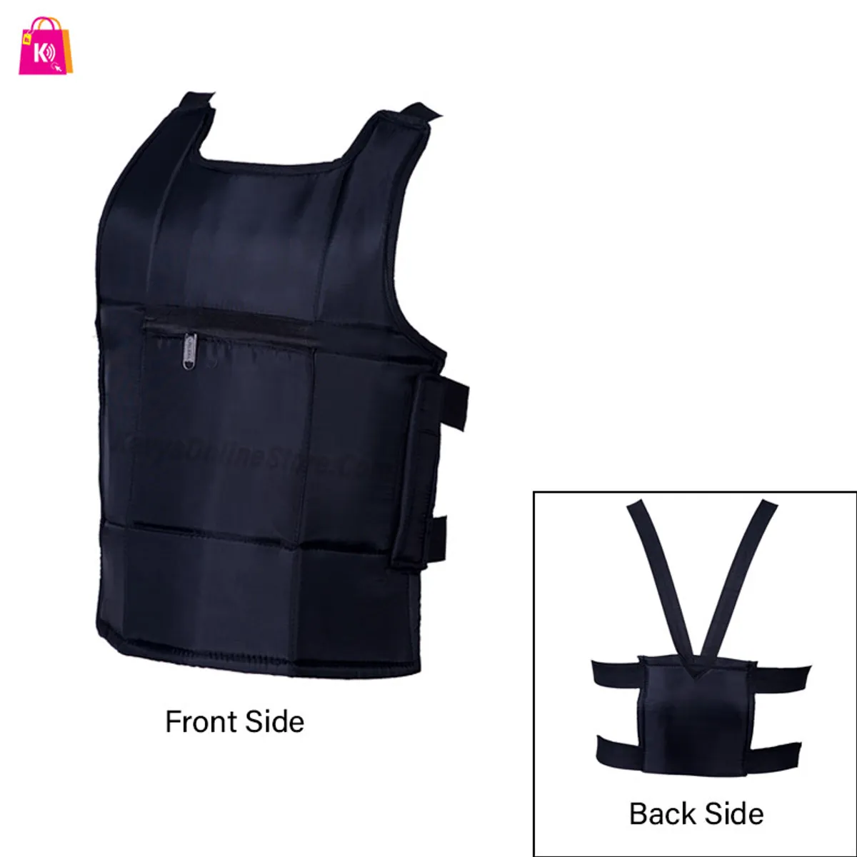 Chest Guard for Bike Ride - Black Free size