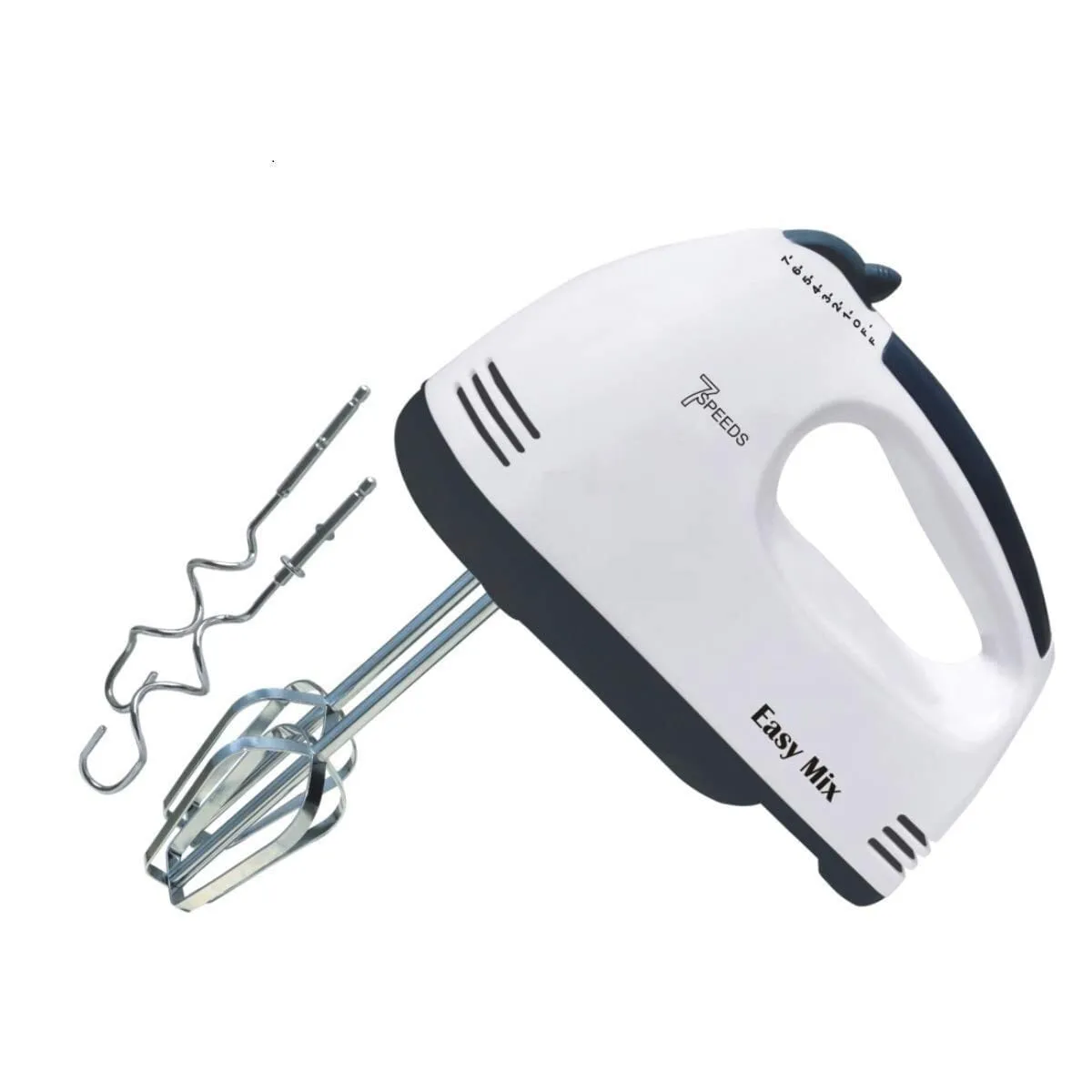 7-Speed Electric Hand Mixer & Egg Beater - Multicolor