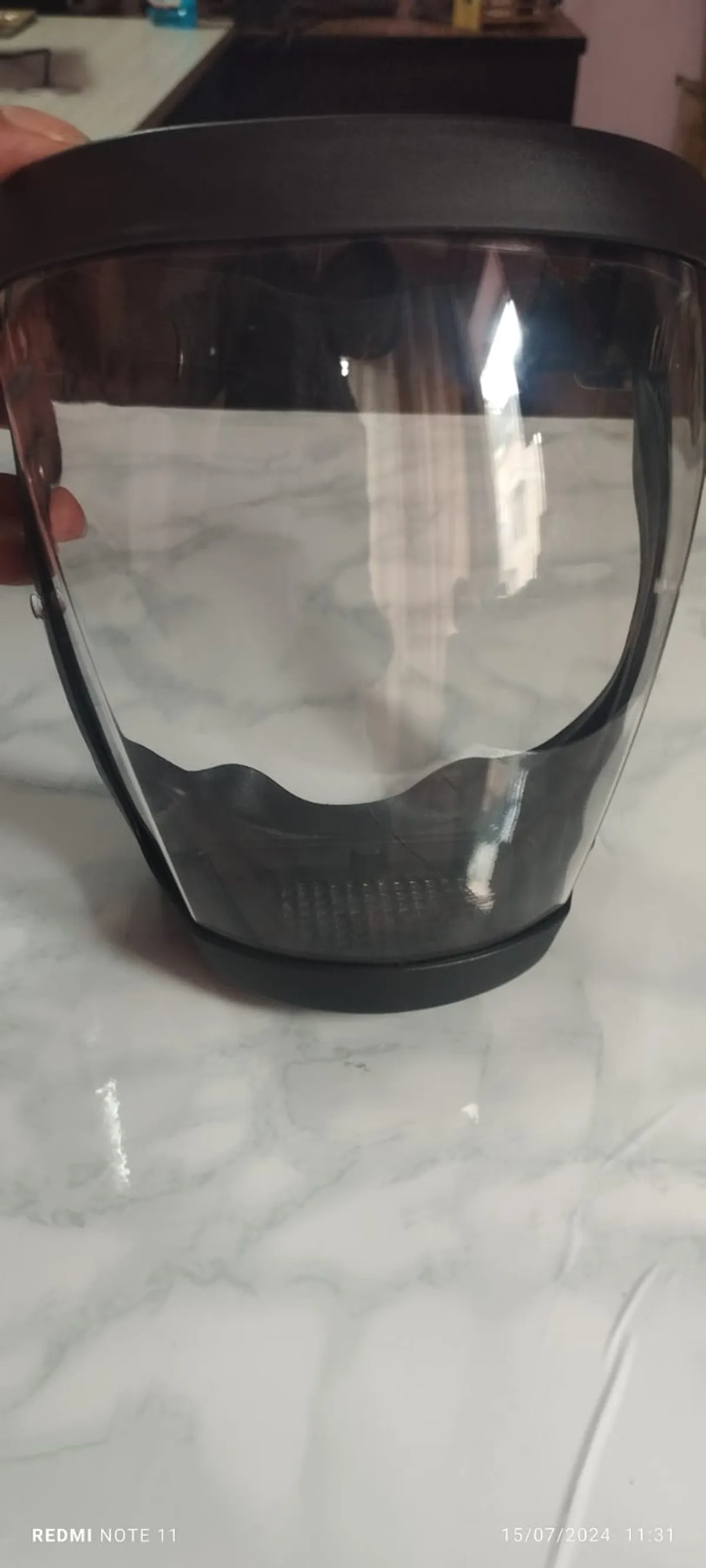 Reusable Transparent Protective Face Shield With Anti-Fog Design - Multicolor