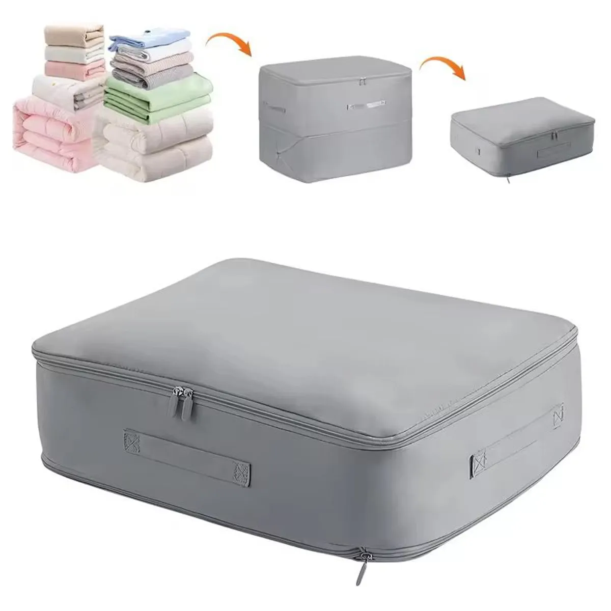 Ultra Space-Saving Compression Storage Bags for Clothes & Blankets - Multicolor