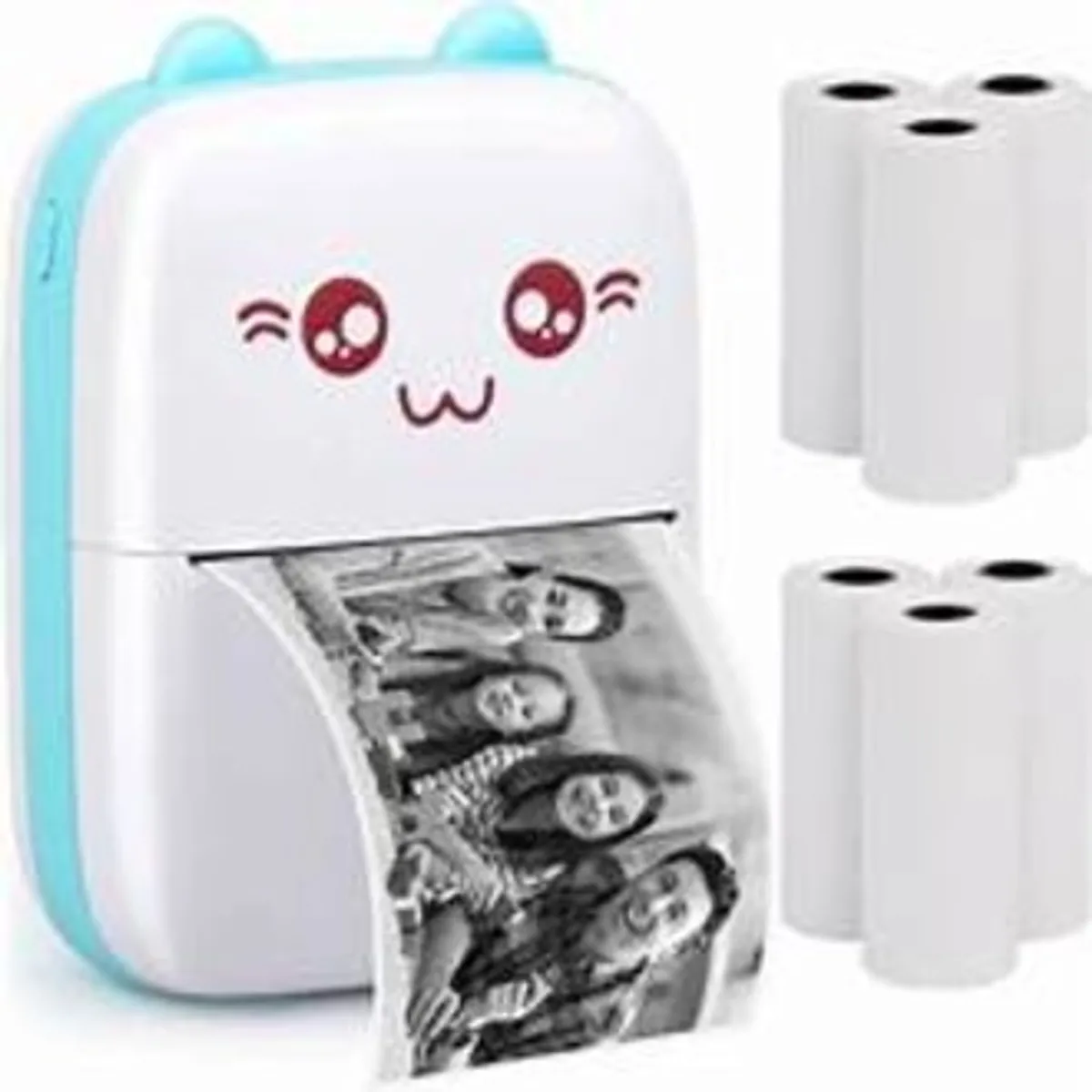 Pack of 5 mini Printer Paper Roll - White