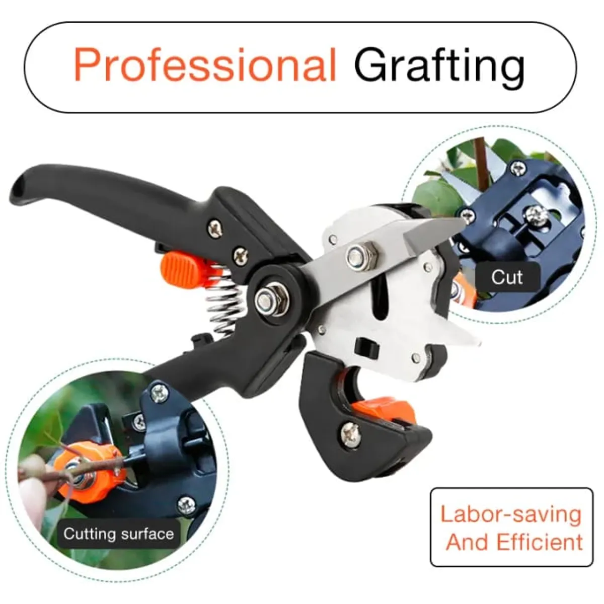 3-Blade Garden Grafting & Pruning Tool Kit - Multicolor