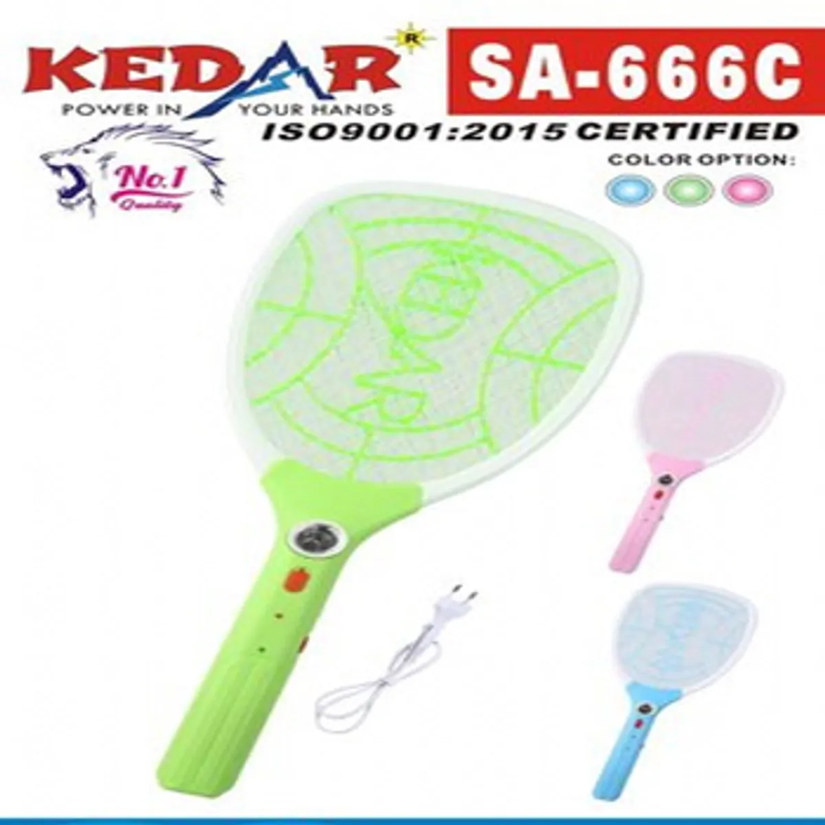 Electric Mosquito Swatter Bat - Multicolor