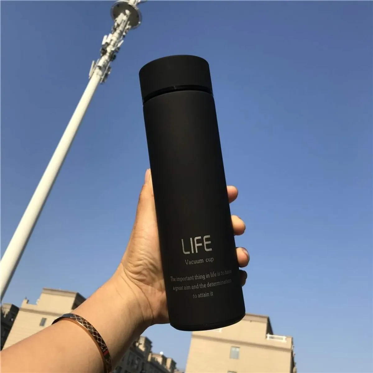 Stainless Steel Insulated Vacuum Water Bottle for Hot & Cold Drinks - Multicolor